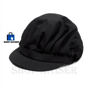 SHOP RAISER 1pc Chef Hats-kitchen Baker Cooking Hair Nets Food Service Caps For Adult