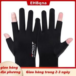 [COD] EHBqna 3PF Ship within 24 hours Mùa hè găng tay người đàn ông băng lụa mặt trời proction lái xe găng tay Găng tay câu cá thoáng khí đi xe đạp đi bộ đường dài găng tay