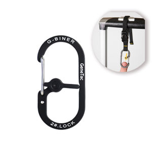 Carabiner Hook – Premium Locking High-Strength Metal Safety Clip Secure Lock Mechanism Keychain