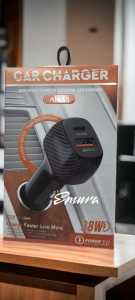 BATOK SAVER 1 USB 1 COLOKAN TYPE C KEPALA CHARGER MOBIL TYPE C CASAN / CHARGER MOBIL