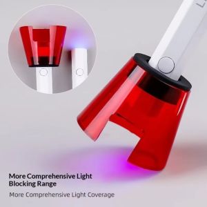 ZIAAN Portable Nail Lamp Light Shield Thickened Anti Leakage Phototherapy Lamp Blocking Plate High Quality Eye Protection Nail Light Shade Board Nail Use