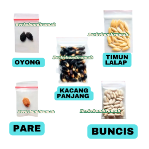 Paket Benih Gemuk Multi-Warna Merambat untuk Sayuran Buah dan Bunga - Bonus Pupuk NPK