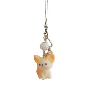 Stylish Fennecs Foxes Key Holder Sturdy Resin Materials Flocking Surfaces Trendy Gift Ideas