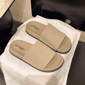 [Free Shipping] New Old Money Style WomenS Sandals For Spring And Summer Fashionable And Versatile Retro Thick-Soled Slip-On Slippers For Outdoor Wear