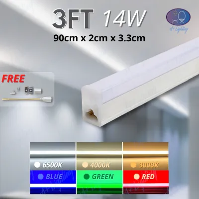 [Premium] LED T5 Tube Light Set T5 Plaster Ceiling Light Lamp Lampu Plaster Siling T5 Bulb Mentol Strip Light Akuarium Aquarium Light