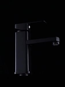 AU Square stainless steel basin faucet bathroom sink faucet countertop sink faucet hot and cold water faucet for washbasins