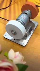 Electric Mini Sander 100W Table Grinder 6000rpm Variable Speed Control For Cutter Sharpening Metal Polishing Projects