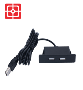 Furniture Embedded USB Charger Dual USB-A - UL/CE Certified Black 3 Months Warranty