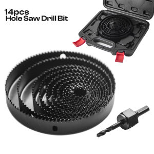 Hole Saw Set Mata Bor Pelubang Kayu Gymsun PVC Set Hole Saw Drill Bit Kit 16-152MM - 6799