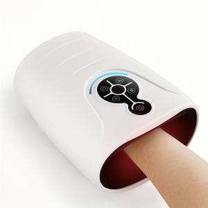 【Original 】1pc hand massager ergonomic design cordless electric massager rechargeable massager USB charging fashionable white relax anytime anywhere warm and comfortable help you relax deeply. Perfect Christmas birthday gift for men and women