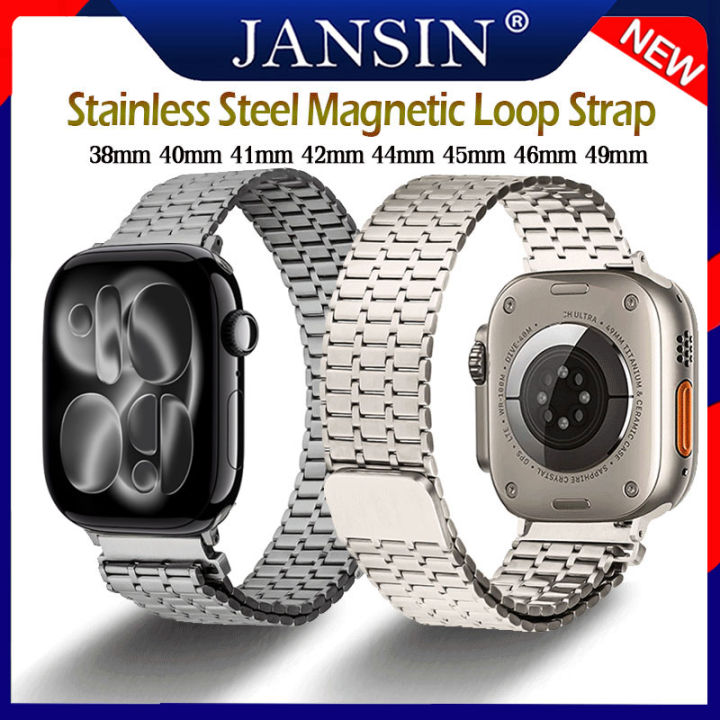 พร้อมส่ง】สาย สําหรับ apple Watch ultra แม่เหล็ก