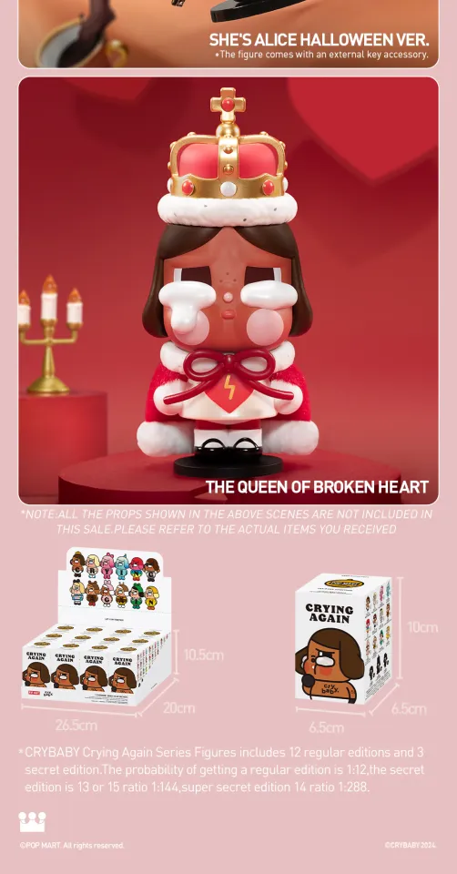 POP MART CRYBABY Crying Again Series Figures Blind Box | Lazada