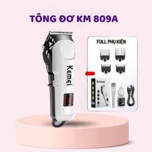 Tông Đơ Cắt Tóc Trẻ Em KM 809A Máy Cắt Tóc Trẻ Em Êm Ái Dễ Dùng An Toàn Cho Da Nhạy Cảm Của Bé