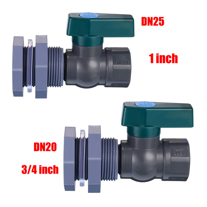 Rain Barrel Diverter Kit PVC Water Barrel Spigot 3/4Fittings Ball Valve ...