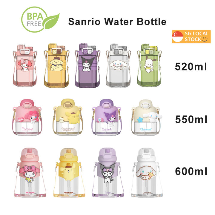 Sanrio Kids Water Bottle Tritan Bottle BPAFree, Cute Water Bottle, My