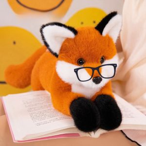 Mới sống động như thật Nằm xuống Fox Đồ chơi sang trọng Mềm mại Nhồi bông Phim hoạt hình Anime Fox Búp bê Động vật Vui nhộn Đồ chơi cho trẻ em Trang trí đáng yêu2026