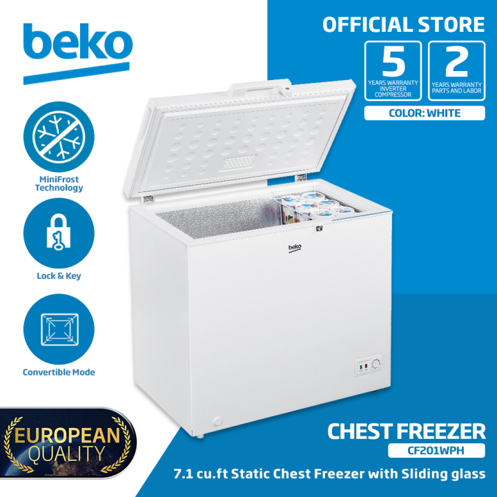 Beko 7.1 CF Chest Freezer CF201WPH Lazada PH