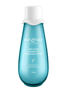 Dot & Key Rice Water Hydrating Toner With Hyaluronic |Rice Water Toner For Dry Skin Sensitive Skin & Oily Skin |Alcohol-Free |Quick Absorbing & Non Sticky For Hydrated Skin |Exfoliates Pores |150ml