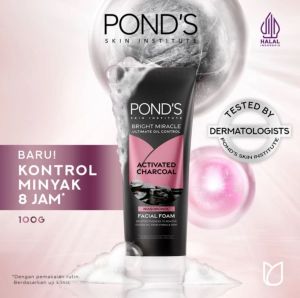 Ponds Pure Bright Facial Foam (100gr/50gr) Ponds Bright Miracle Ultimate Clarity Niasorcinol Facial Foam 20x kekuatan mencerahkan & menutrisi