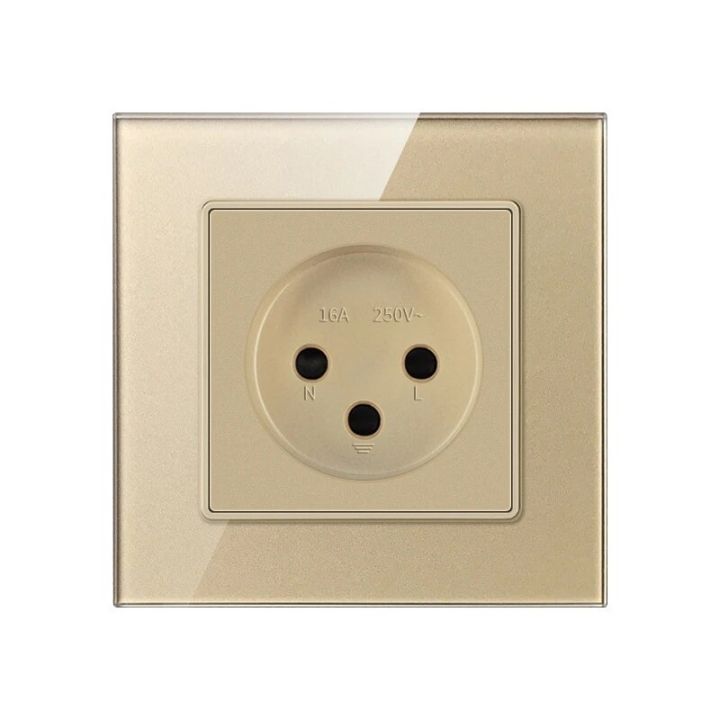 new Israel Wall Power Sockets Electrical 16A 1/2 Outlets Rectangular PC