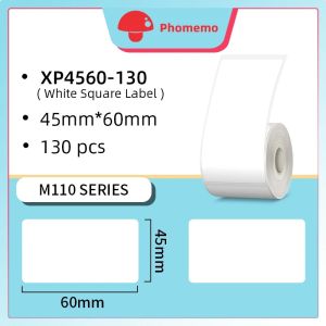 Phomemo White Thermal Label Sticker for M110/M120/M200/M221/M200 Printer Multi-Purpose Self-Adhesive Thermal Paper