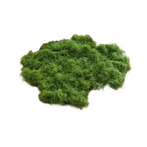 HESSIN Green Artificial Filamentous Moss Durable Environmental Fake Moss Green Plant Lawn DIY Polyester Moss Grass Home