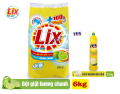 Bột giặt Lix Hương Chanh 5.5kg kèm nrc 750g. 