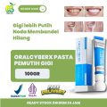 OralCyberX Pasta Pemutih Gigi Probiotik Membersihkan Menghilangkan Bau Mulut Bpom Alami. 