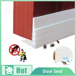 Door Bottom Door Seam Sealing Strip Soundproof Glass Door Windproof Bathroom Door Waterproof Strip Rubber Strip Gap Protection Strip Jalur Pengedap