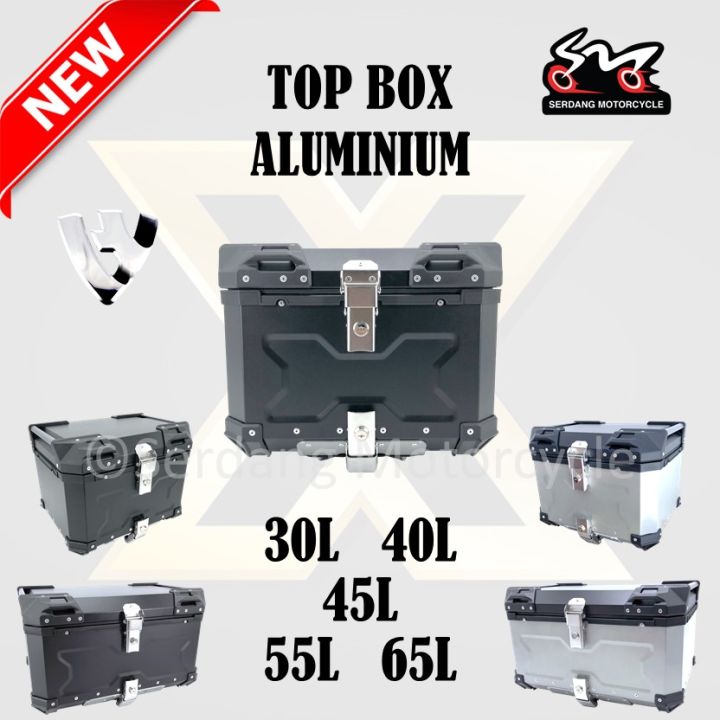 HY Aluminium Top Box X Design Kotak Motosikal Peti Aluminum Box ...