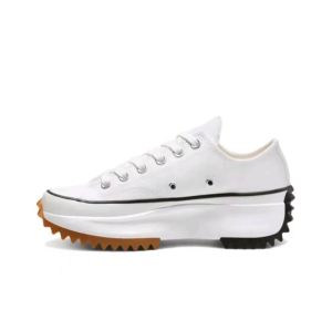 [MALAYSIA READY STOCK] Converse Run Star Hike Platfrm Sneakers In White Black & Gum White匡威女鞋增高厚底Run Star Hike高帮低帮帆布鞋