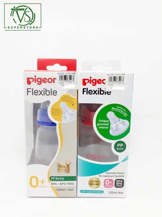 PIGEON FLEXIBLE FEEDING BOTTLE 120 ml/ oz Lazada PH