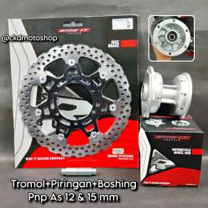 Tromol depan KLX dtraker impor hole 36 Set Piringan PNP cb gl mp tiger dan shok ninja shok ninja Bearing Boshing As 12 15 mm Ride itRide it