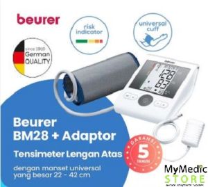 (Original) Beurer BM 28 WITH ADAPTOR Medical BP Meter BM28 Beurer Blood Pressure Monitor (Warranty 5 Years)