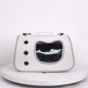 PortableCarrier Bag for Small Dogs Cats Outdoor Foldable Cat Bag Breathable Cat Shoulder Bag Kitten Carrying Bag