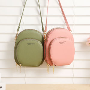 Tas Wanita Selempang & Tas Bahu Wanita: Tas Selempang Kulit PU Import Premium