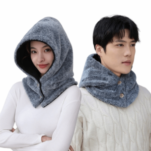 THANKSKY Dày hơn Mũ balaclava Màu sắc đồng nhất Cổ áo Mũ bảo vệ tai Đơn giản Mũ len Mũ len có mũ Mùa đông/Mùa thu
