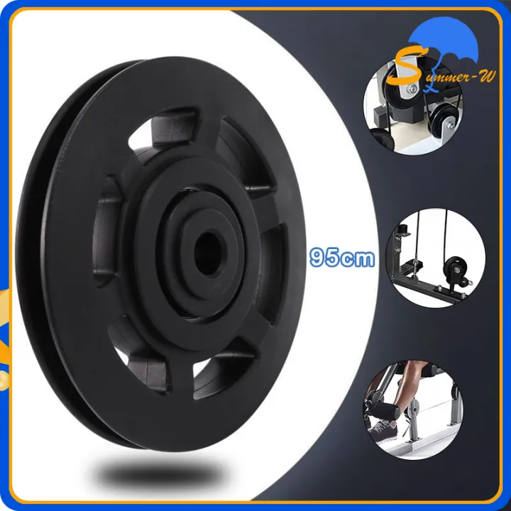 95mm Roda Katrol Bearing Roda Tali Sling Roda Kabel Peralatan Gym Bahan ...