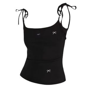 IELGY เสื้อกล้ามผู้หญิงสั้นรัดรูป