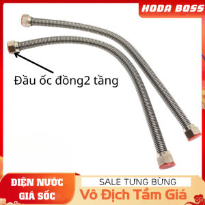 Dây cấp bình nóng lạnh INOX 304 đóng vỉ nhựađầu ốc đồng 2 tầng chống tụt ốc khi lắp đặt chống gỉ sét chống ăn mòn