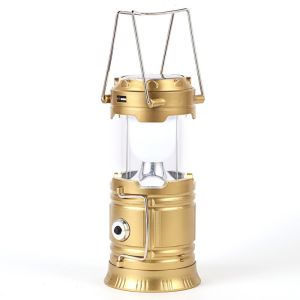 LONGB Powerful LED Tent Lamp Solar Powered Waterproof Emergency Light Multifunctional Stretch Hang Camping Light Camping