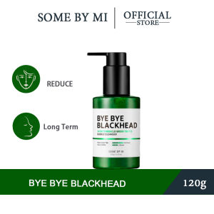 [SOME BY MI] Bye Bye Blackhead 30 Days Miracle Green Tea Tox Bubble Cleanser 120g [Pore Care Natural BHA with 16 tea ingredient] Automatic foaming dissolving impurities