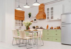 Meja Makan Dining Table Meja Kerja Meja Kaca - Seahorse CUBIC 150x80 Stainless Minimalis