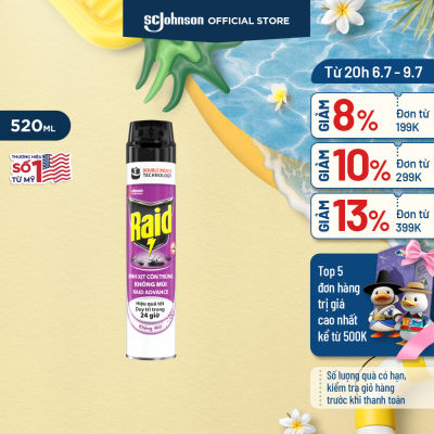 RAID Bình xịt côn trùng 520ml