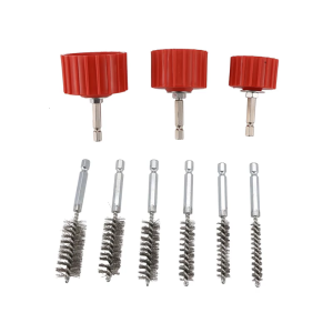 Comprehensive Copper Pipe Cleaning Brushes Kit for Power Drills Kitchen Plumbing Repair Bathroom Pipe Maintenance Needs