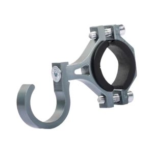 ZHUWNANA 1Pcs No Drill Mount Handlebar Hook Angle Adjustable Aluminum Alloy Hook Hanger Holder Durable with Screw Motorcycle Storage Rack for Scooter Bike Motorcycle E Bike