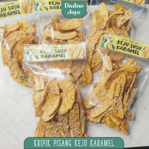 DARMO CAMILAN - Kripik Pisang Unik Keju Susu Karamel 160gr