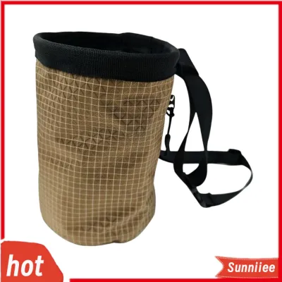 Sunniiee ถุงชอล์กสำหรับปีนหิน Tas Carrier ใช้งานได้จริงน้ำหนักเบาสำหรับโบว์ลิ่งยิมนาสติกฟิตเนสยกน้ำหนัก