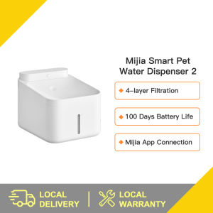 Xiaomi Mijia Wireless Smart Pet Water Fountain 2 Water Dispenser 3L automatik bisu pembersih air binatang minum air pancut anjing Cat minuman Feeder Bowl Mijia App Control