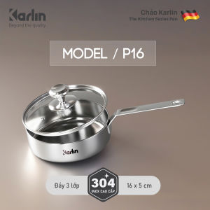 Chảo Karlin P16 sở hữu LỚP CHỐNG DÍNH tự nhiên độ bền cao không sợ bong tróc không sợ độc hại